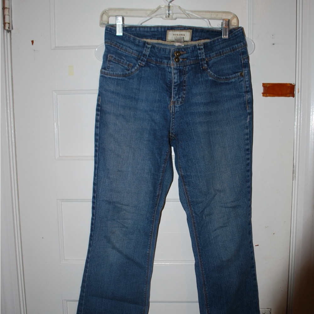Sonoma Blue Boot Cut Jeans Classic Style